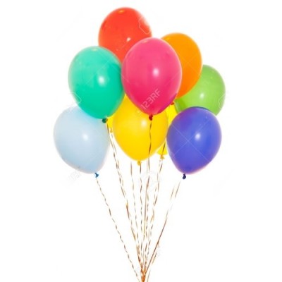 Dokuzlu Uçan Balon Buketi -Org.
